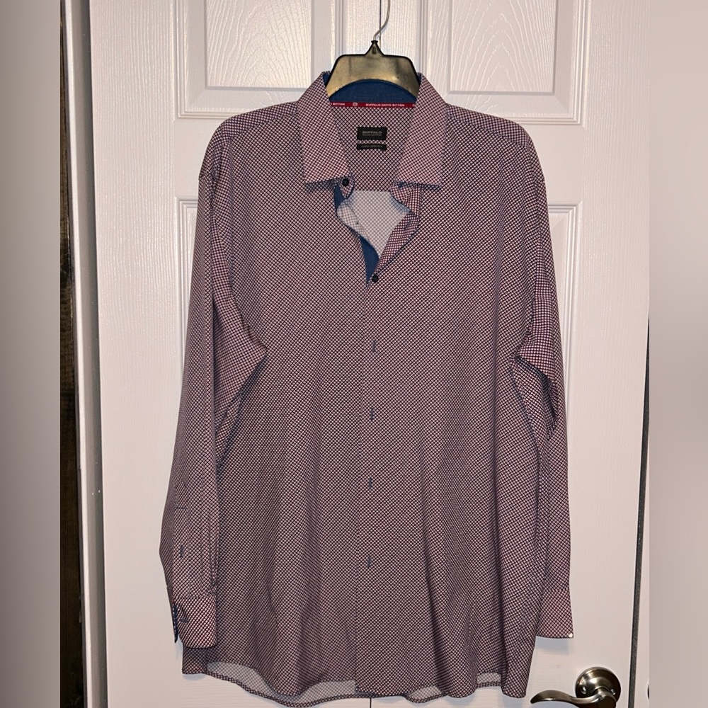BUFFALO DAVID BITTON‎ men's dress shirt. Size XL